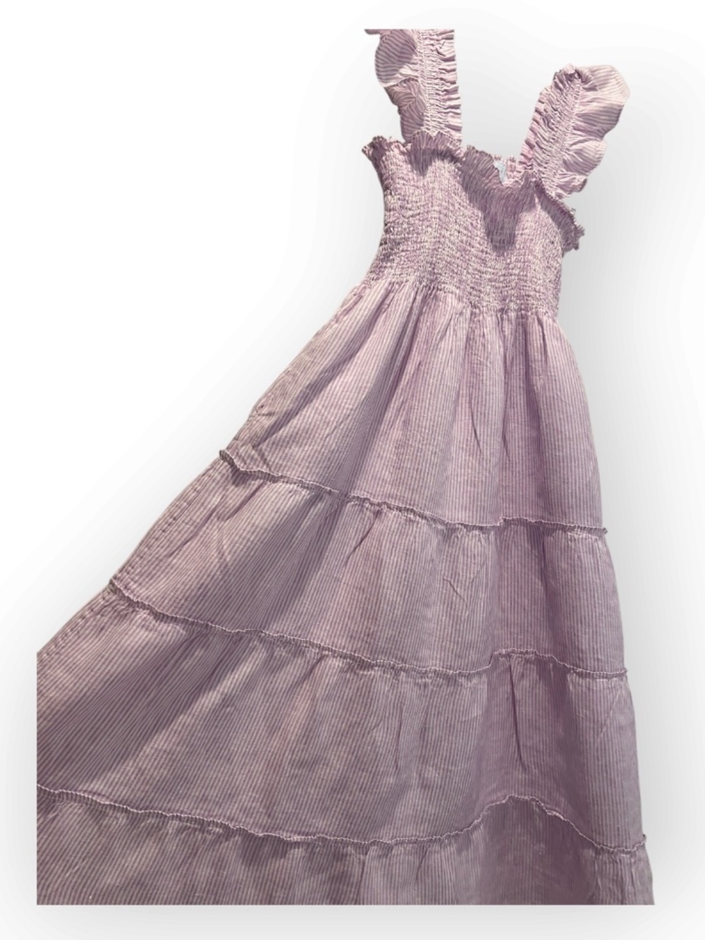 Hill House Nap Dress - Lilac Stripes - Medium